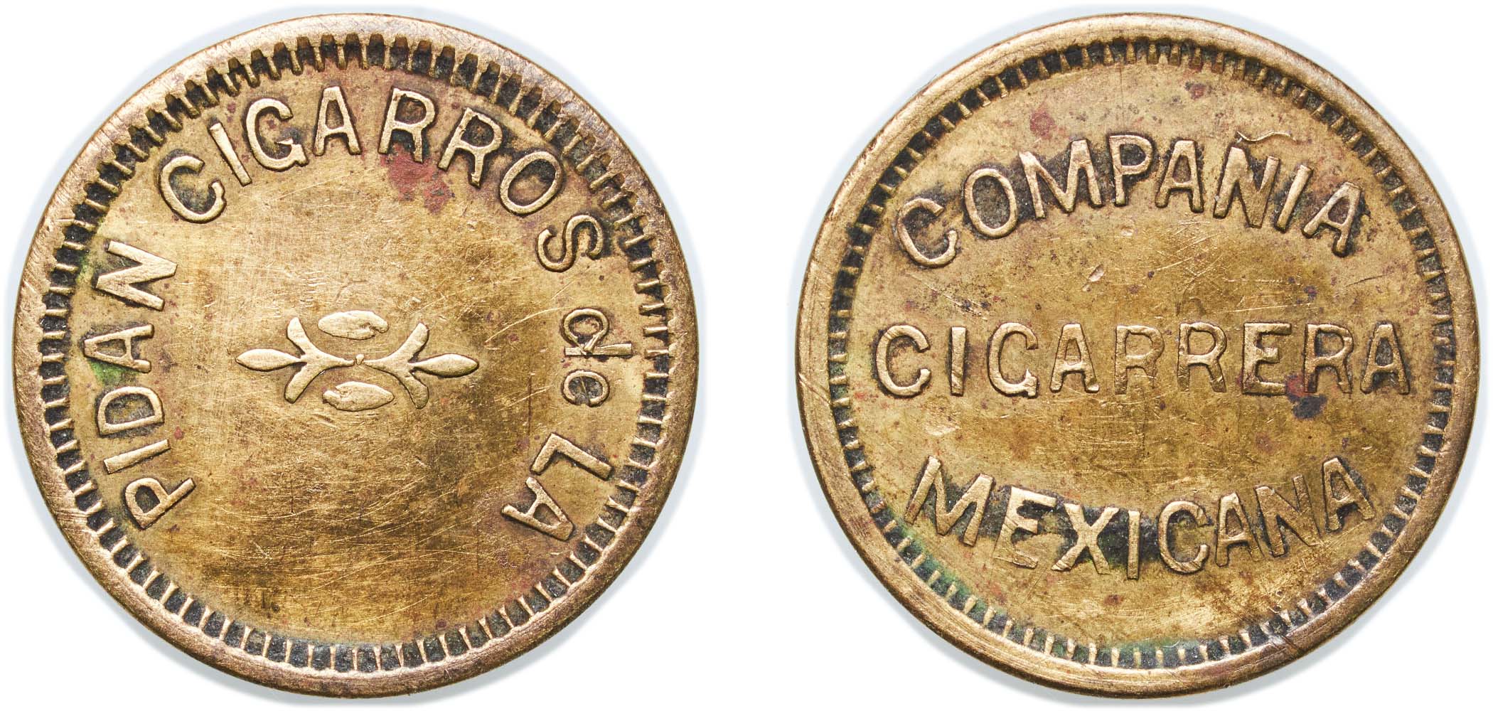 cigarette token - Sparks - United Kingdom CoinsNB Auctions