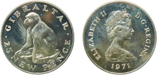 1 Crown - Elizabeth II (Admiral Lord Nelson; Silver Proof) 1980