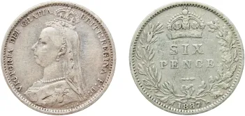6 Pence - George VI (1st coinage) 1944 (NGC MS 63) - Royal Mint