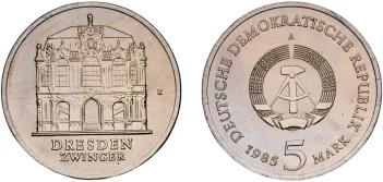 1 Deutsche Mark 1954 G (VF) - Staatliche Münze Baden-Württemberg
