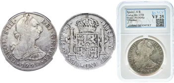8 Reales 1869 Ca MM (NGC XF) - Mexican Mint - Mexico | Coins NB