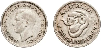1918 M 1 Florin - George V (VF) - Melbourne Mint - Australia