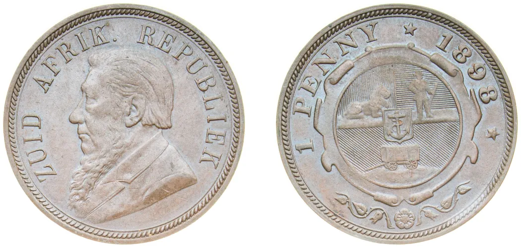 1898 1 Penny (Zuid Afrikaansche Republiek) (UNC) - Pretoria Mint