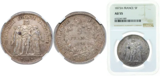5 Francs 1947 (NGC MS 64) - France | Coins NB - Auction - CoinsNB
