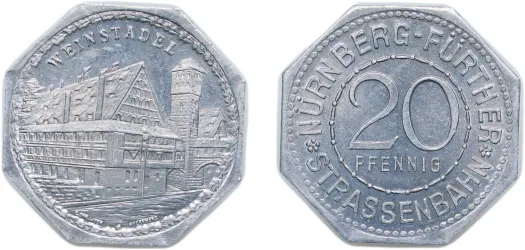 1 Deutsche Mark 1954 G (VF) - Staatliche Münze Baden-Württemberg