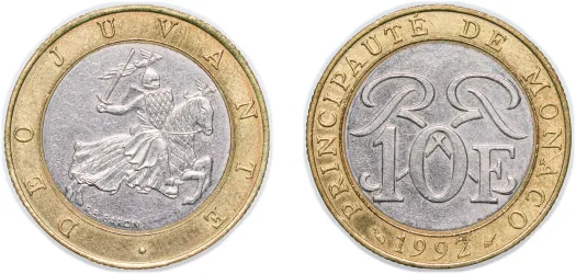 ND (1945) 2 Francs - Louis II (UNC) - Monaco | Coins NB - Auction