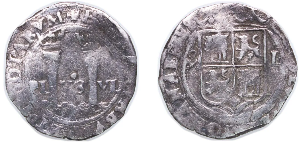 1542-1555 Mo L 1 Real - Carlos I (VF) - Mexico City Mint - Mexico