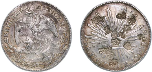 1806 TH 8 Reales - Carlos IV (VF) - Mexico City Mint - Mexico