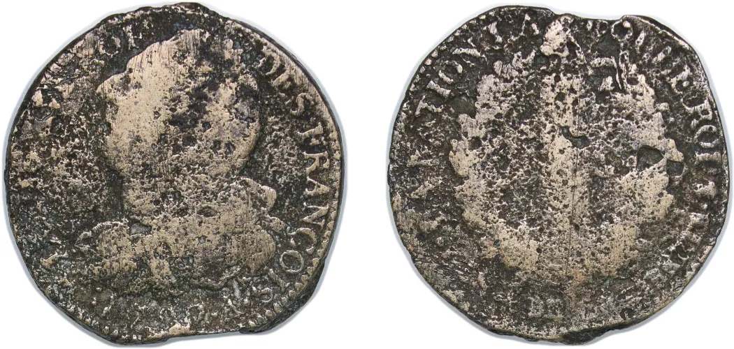 2 Sols - Louis XVI (FRANÇOIS) 1792 A (F) - Paris Mint - France