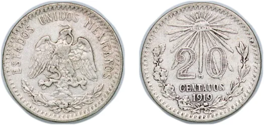 1 Peso 1944 M (NGC MS 65) - Mexico City Mint - Mexico | Coins NB