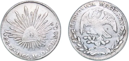 1806 TH 8 Reales - Carlos IV (VF) - Mexico City Mint - Mexico