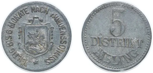 1 Groschen - George V 1859 (VF) - Hanover Mint - Germany | Coins