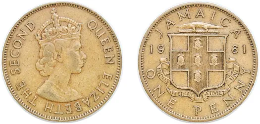 東南アジア　分銅　① 1 Cent (Wide legend) 1970 (BU) - Jamaica | Coins NB - Auction
