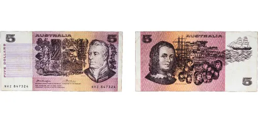 2000 C 5 Dollars - Elizabeth II (4th Portrait - Sydney 2000 Series
