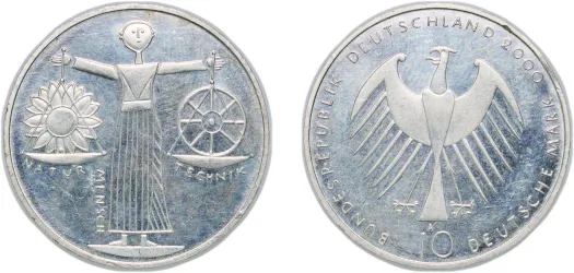 10 Deutsche Mark (Expo 2000) 2000 A (UNC) - Berlin Mint - Germany