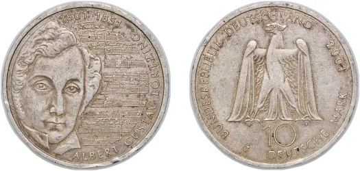 1988 D 10 Deutsche Mark (Arthur Schopenhauer) (UNC) - Munich Mint
