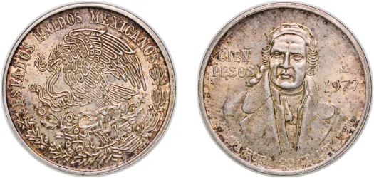 1 Peso 1944 M (NGC MS 65) - Mexico City Mint - Mexico | Coins NB