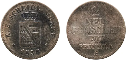 1 Deutsche Mark 1954 G (VF) - Staatliche Münze Baden-Württemberg