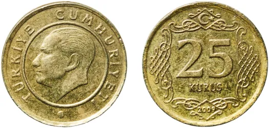 1 Lira (heavy type) 2009 (AU) - Turkish State Mint - Turkey