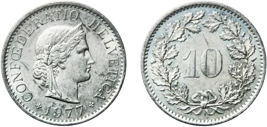 1948年 スイス 5フラン 憲法記念日 NGC MS65 5 Francs (Constitution; silver) 1948 B (NGC UNC) - Bern Mint