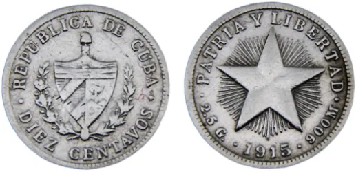 1915 40 Centavos (VF) - Philadelphia Mint - Cuba | Coins NB