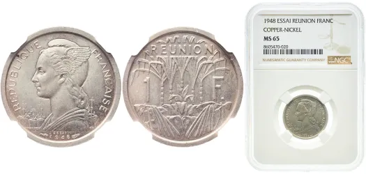 1 Franc (Essai) 1948 (NGC MS 65 Top Pop) - Paris Mint - France