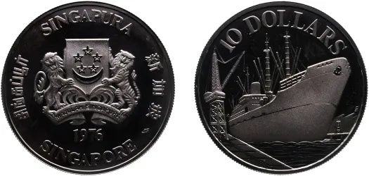 トランプ大統領再選記念　The Singapore Mint 50周年 S678-1-