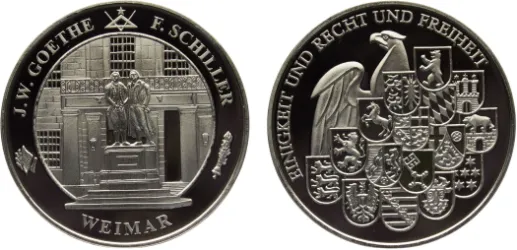 1989年ドイツ連邦共和国建国40周年10マルク記念銀貨 ハイグレード 1989年ドイツ連邦共和国建国40周年10マルク記念銀貨 ハイグレード