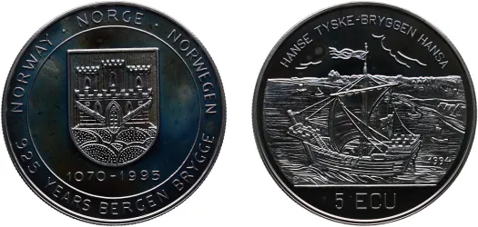 10 Kroner - Olav V (Constitution Sesquicentennial) 1964 (UNC